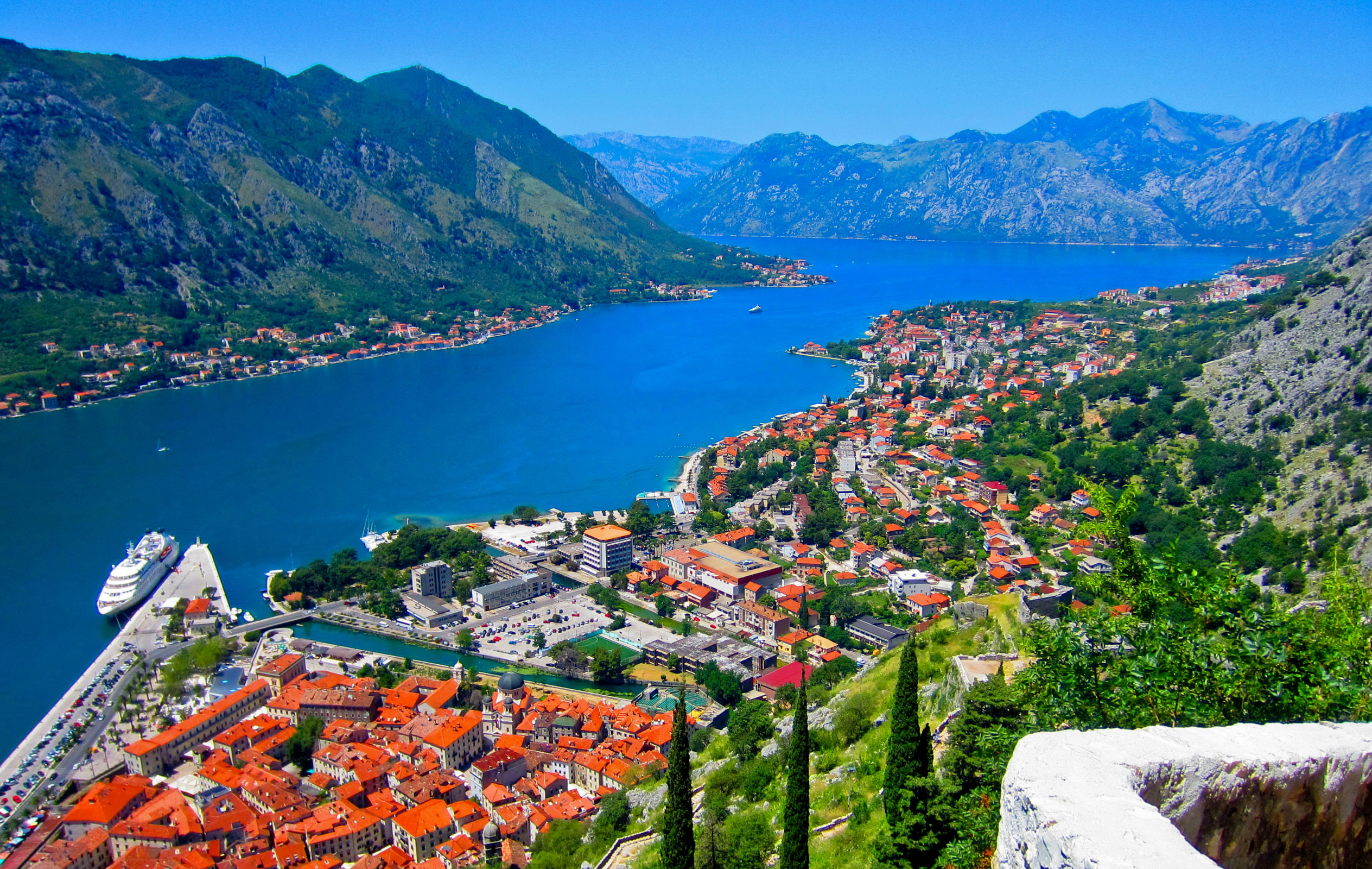 carta da parati del montenegro,paesaggio naturale,natura,stazione di collina,montagna,cittadina