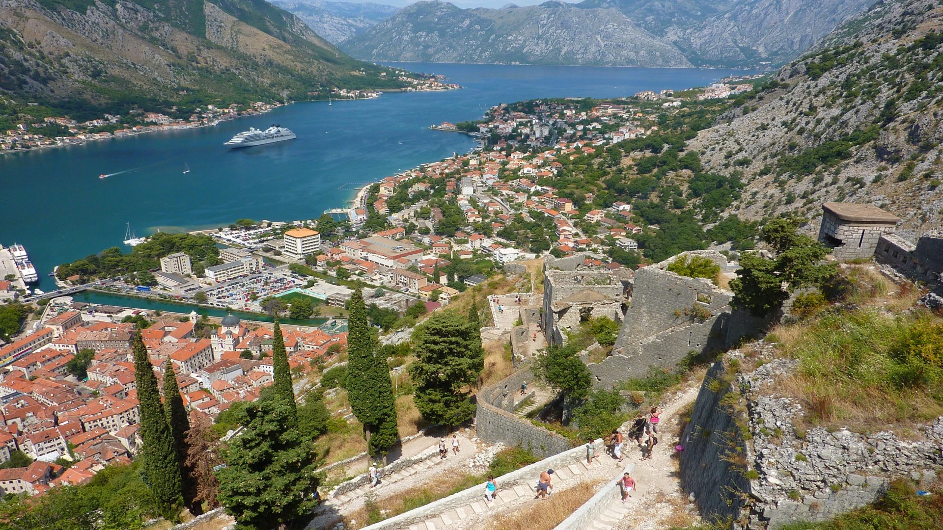 montenegro wallpaper,natural landscape,town,tourism,mountain village,village