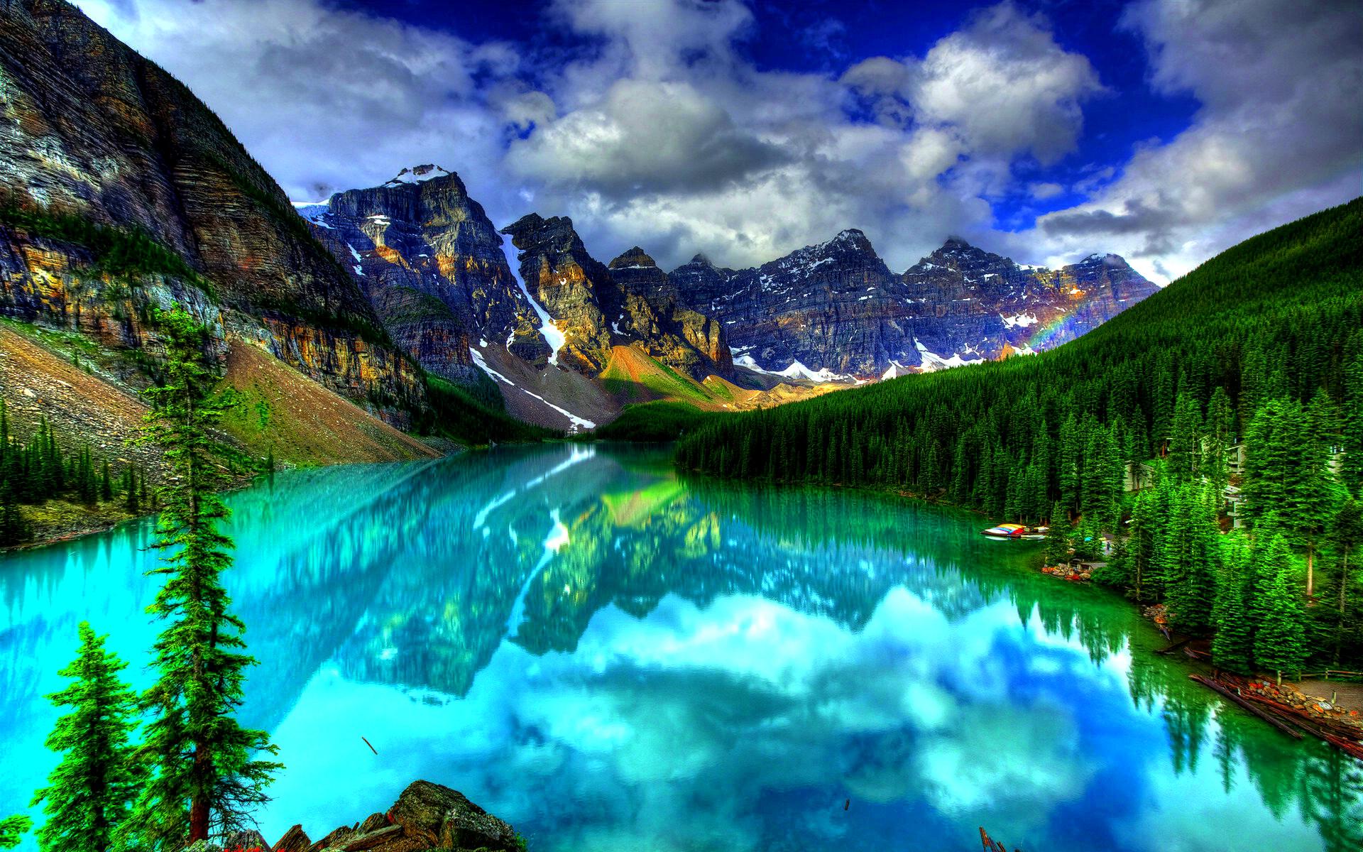 fondo de pantalla de banff,paisaje natural,naturaleza,montaña,reflexión,cielo
