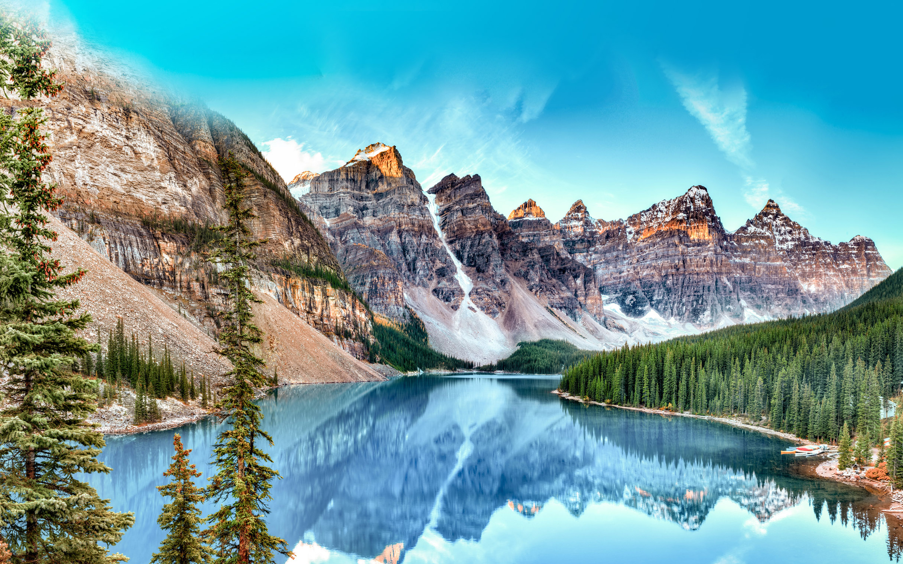 fondo de pantalla de banff,paisaje natural,montaña,naturaleza,agua,lago glacial