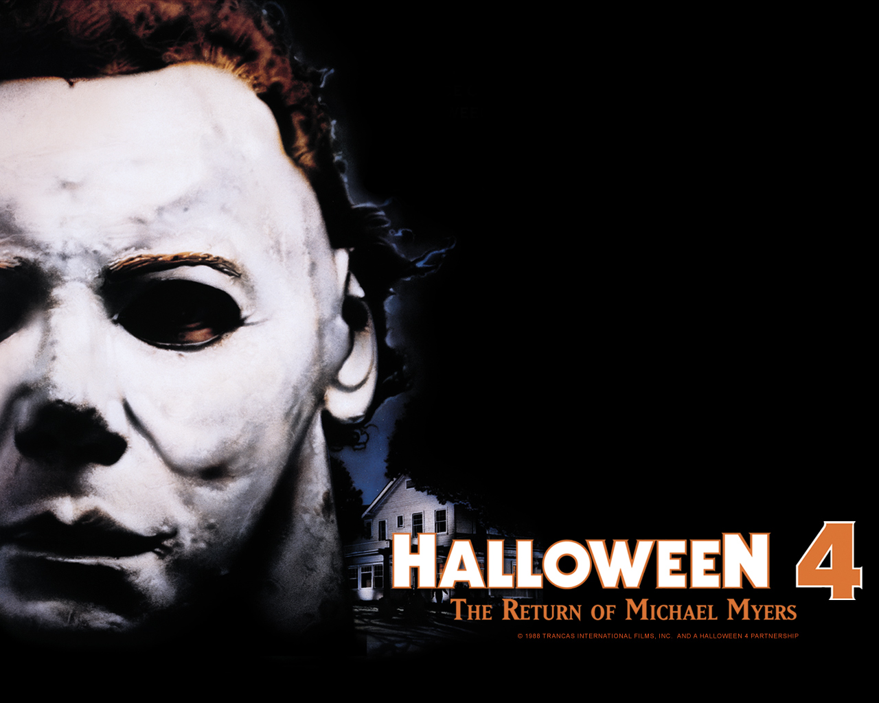 halloween michael myers fondo de pantalla,portada del álbum,película,fuente,fantasma,ficción