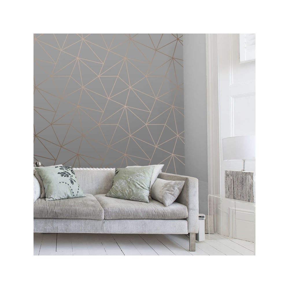 Zara Shimmer Metallic Wallpaper Soft Grey Silver WallpaperUse