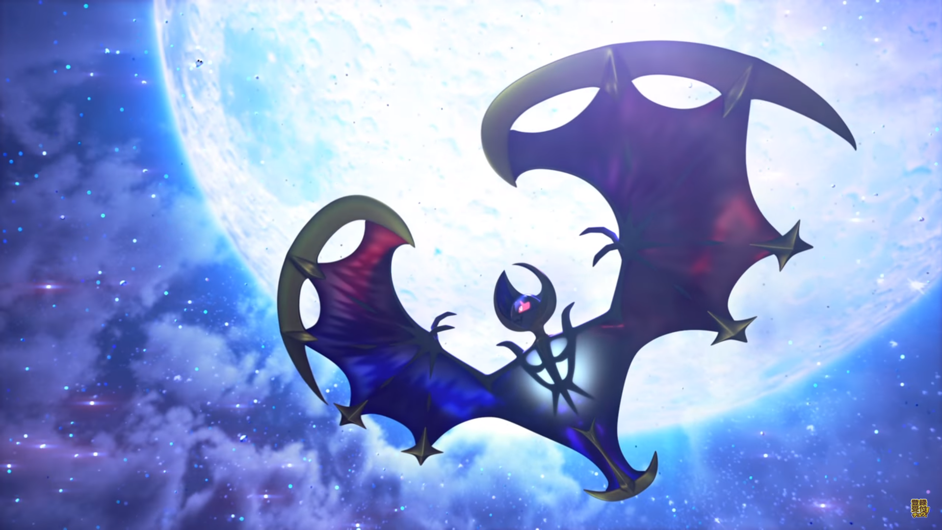 lunala wallpaper,illustration,sky,graphic design,fictional character,space