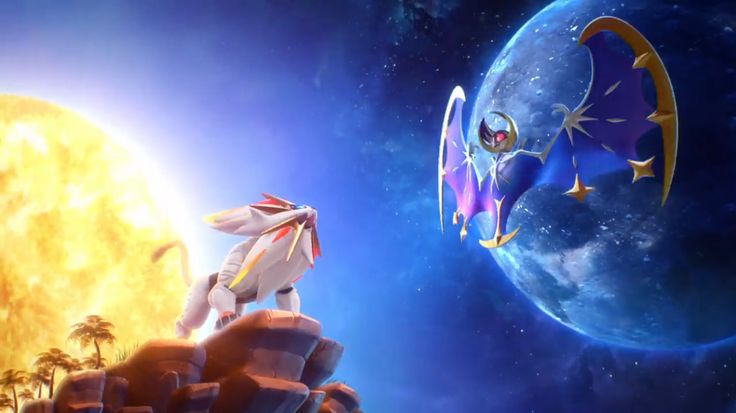 lunala wallpaper,cg artwork,animated cartoon,space,sky,organism