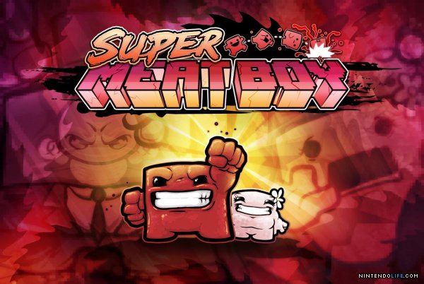 super meat boy wallpaper,cartoon,action adventure game,games,adventure game,animated cartoon