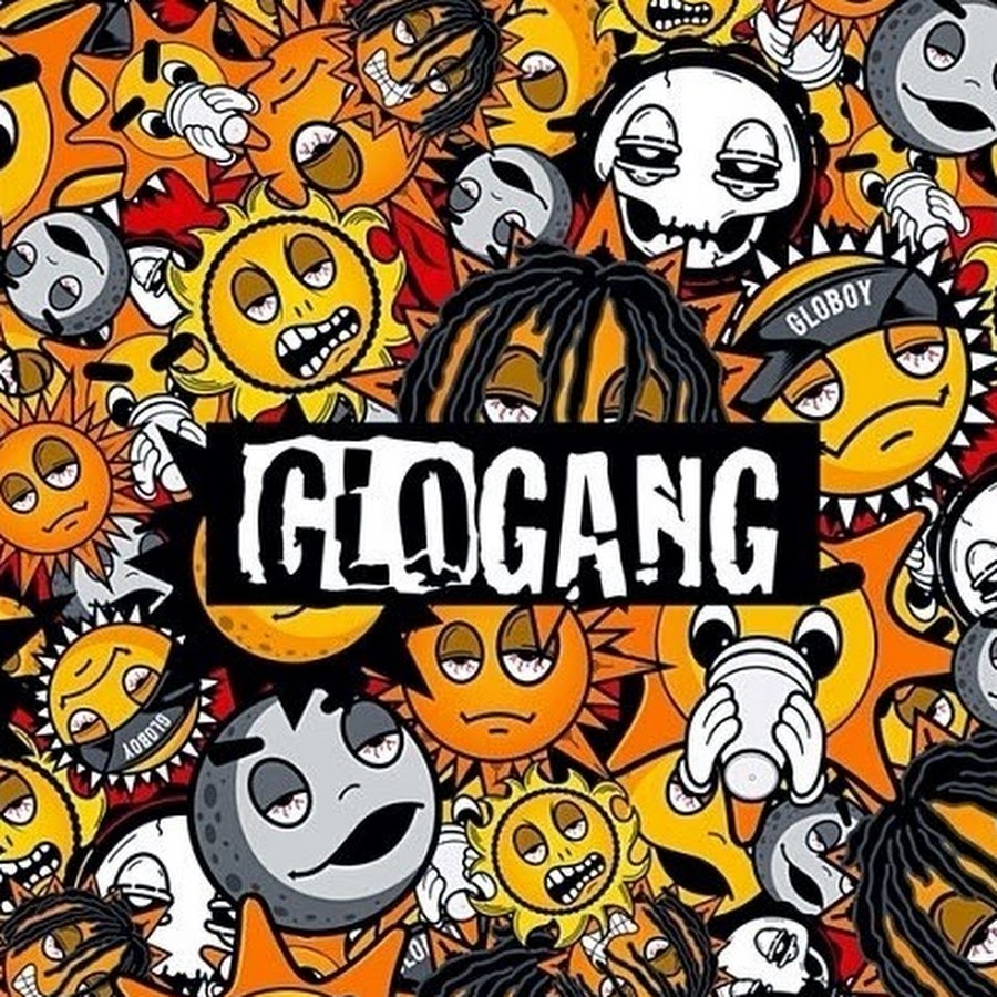 glo gang wallpaper,cartoon,yellow,pattern,illustration,design