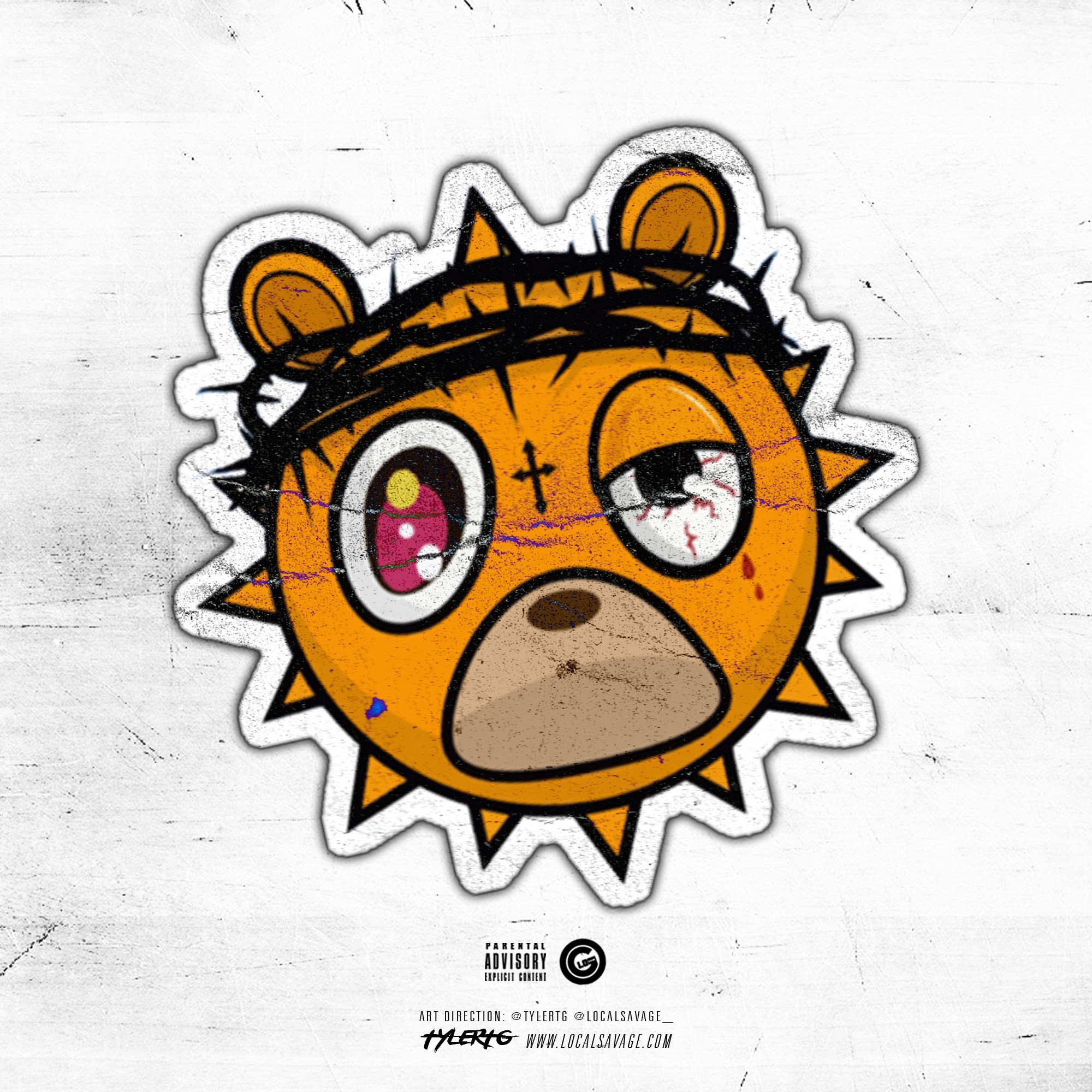 glo gang wallpaper,cartoon,head,snout,illustration,line