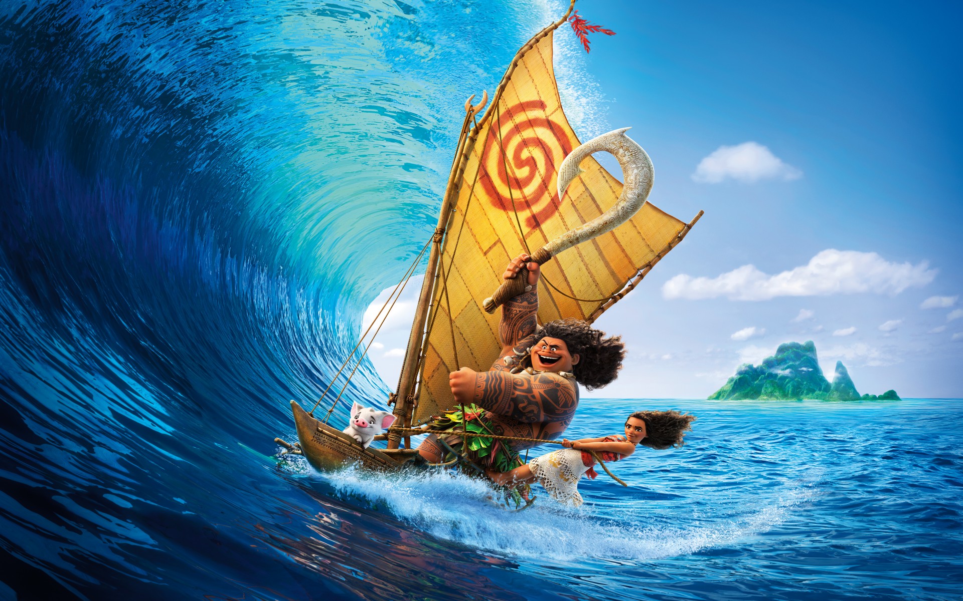 moana hd wallpaper,wikingerschiffe,boot,fahrzeug,spaß,segelboot