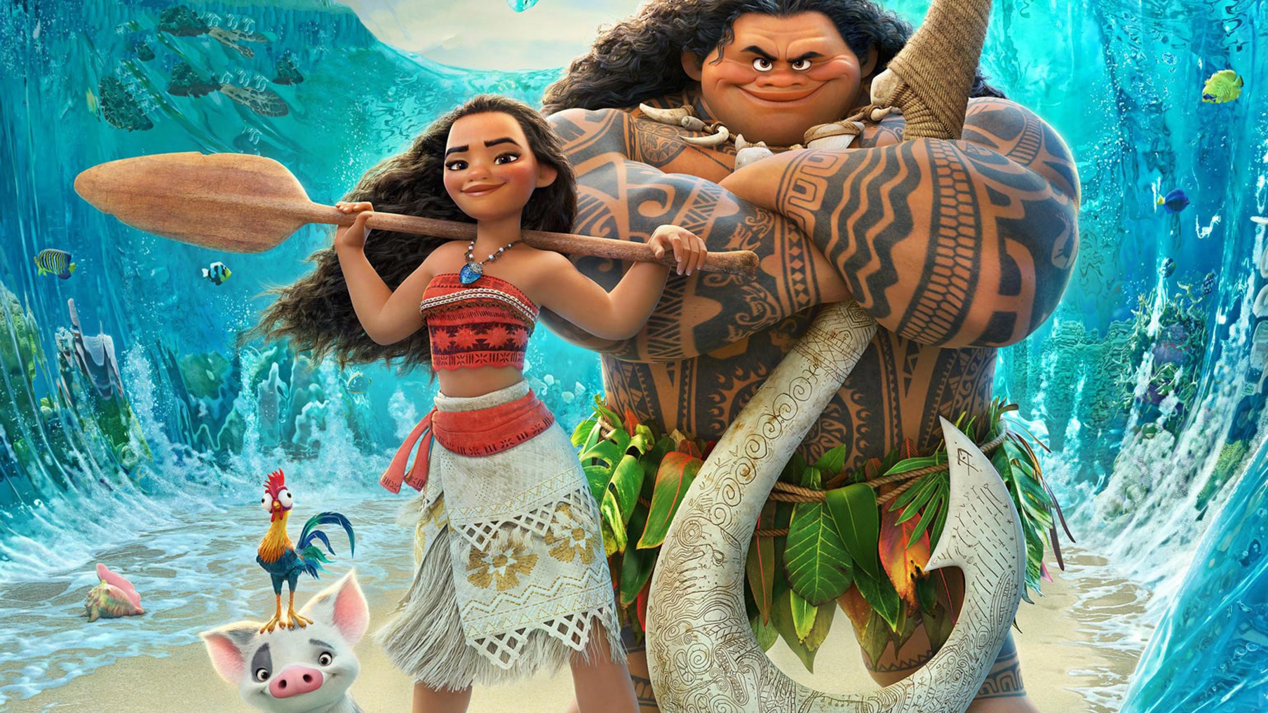 moana hd wallpaper,animierter cartoon,erfundener charakter,illustration,spaß,animation