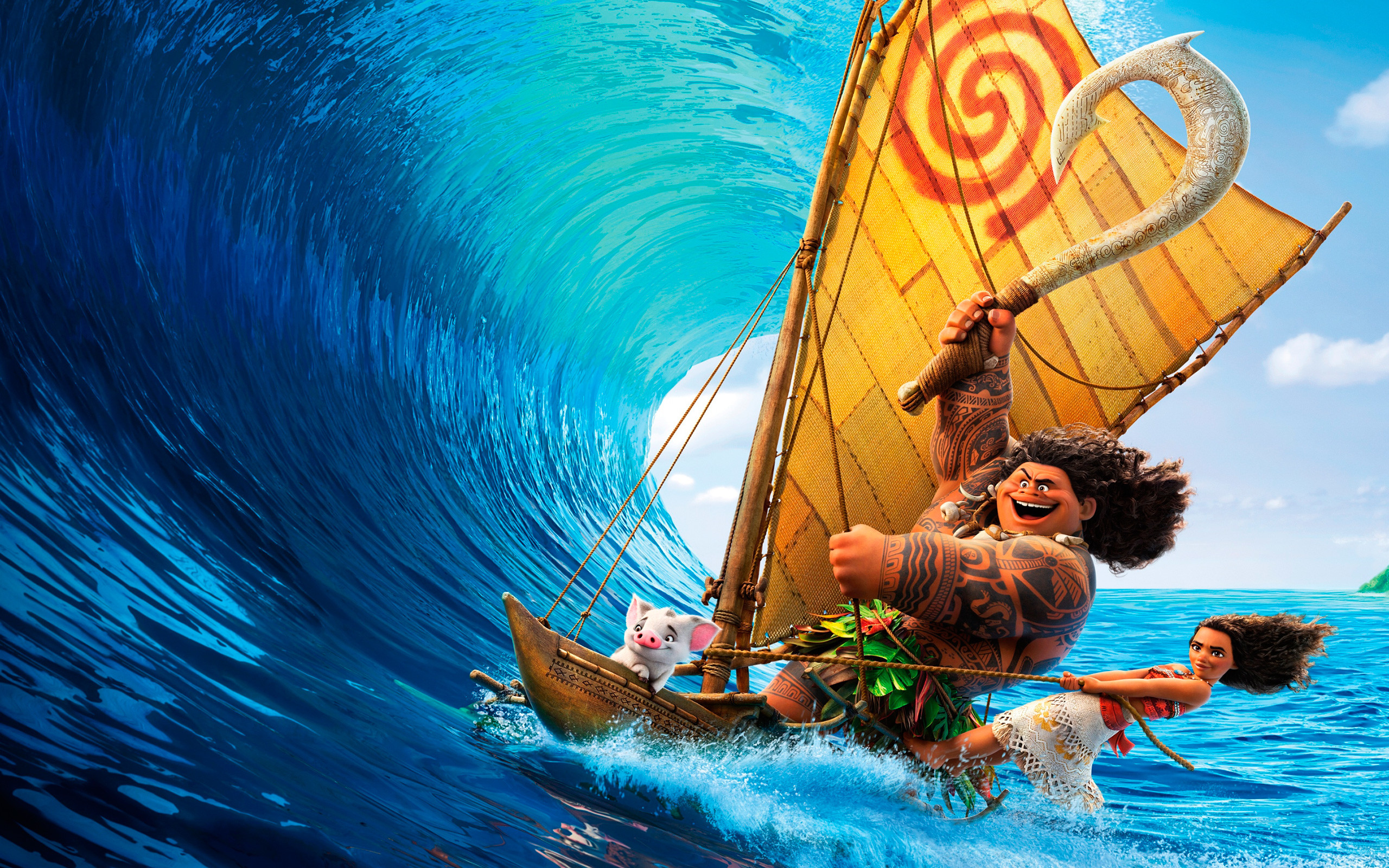 moana hd wallpaper,divertimento,tempo libero,veicolo,barca,sport acquatici