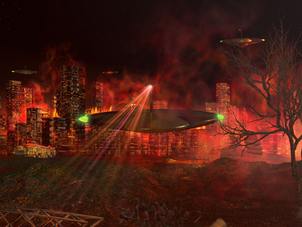 war of the worlds wallpaper,light,screenshot,games,night,geological phenomenon