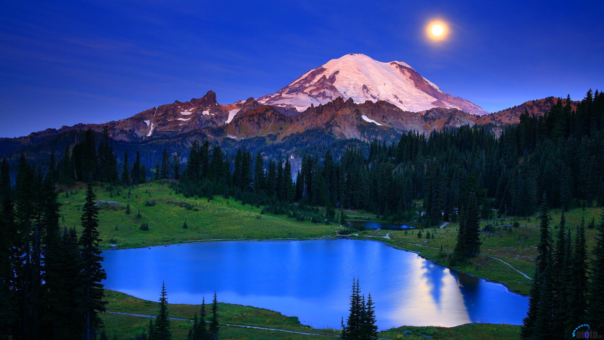 fondo de pantalla mt rainier,montaña,naturaleza,paisaje natural,cielo,cordillera