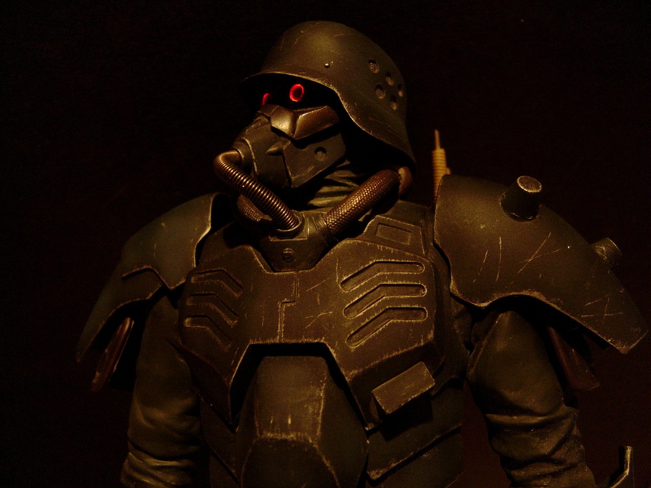 jin roh wallpaper,action figure,fictional character,darkness,armour