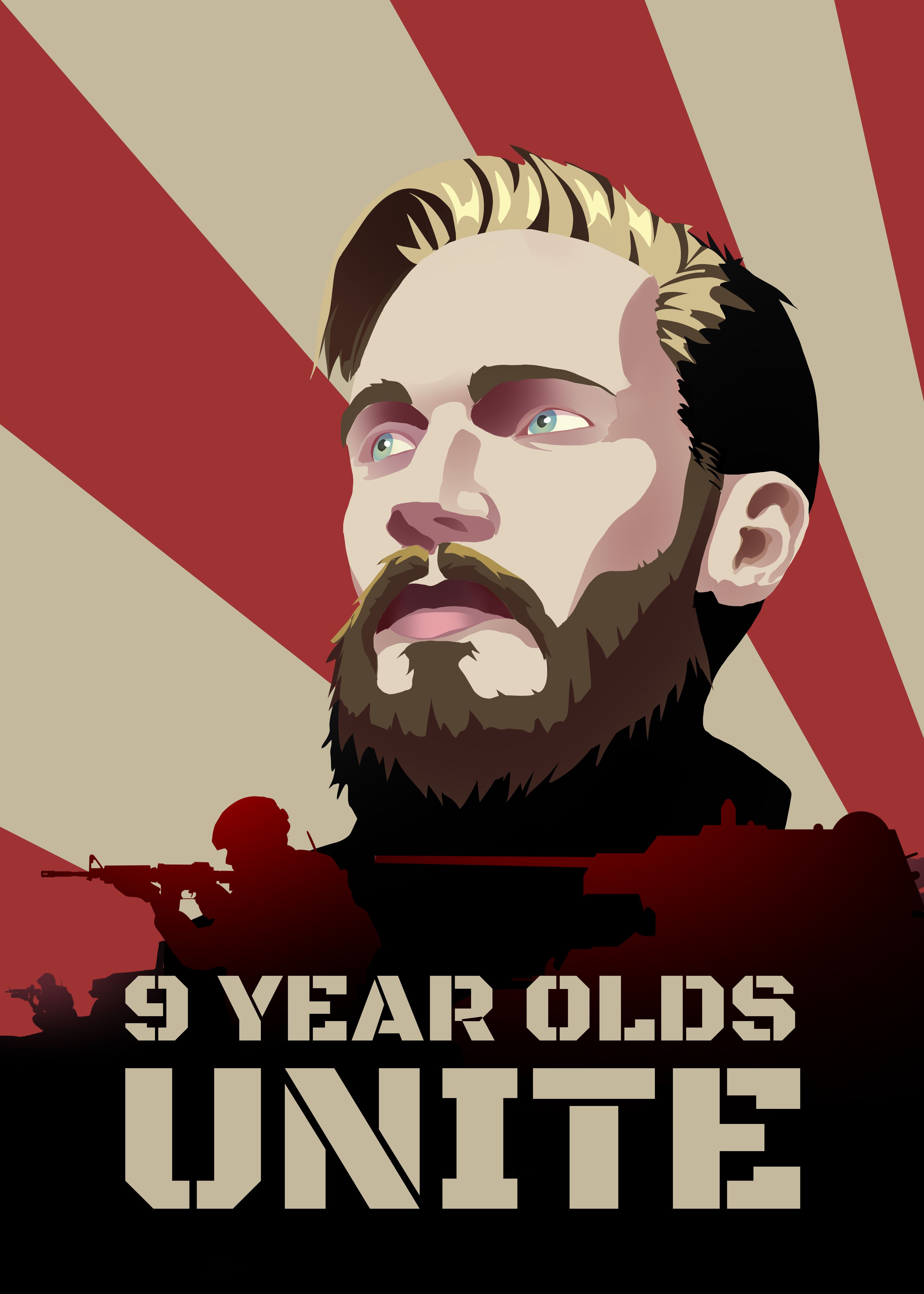 wallpapers for 9 year olds,facial hair,poster,beard,photo caption,font