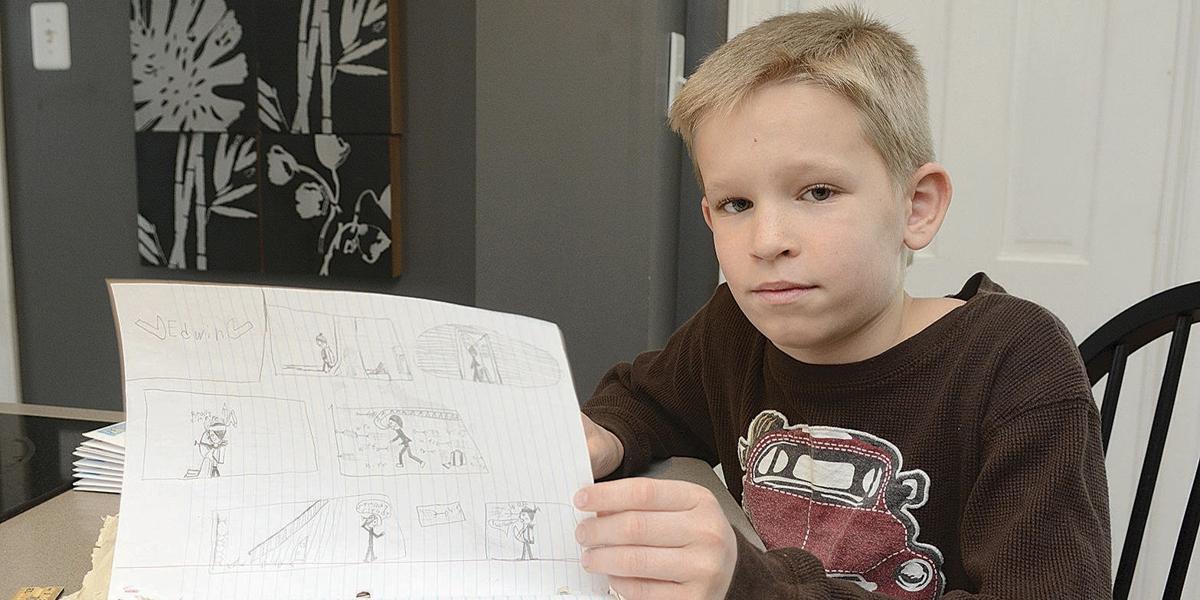 fonds d'écran pour les 9 ans,enfant,en train de lire,apprentissage,dessin,bambin