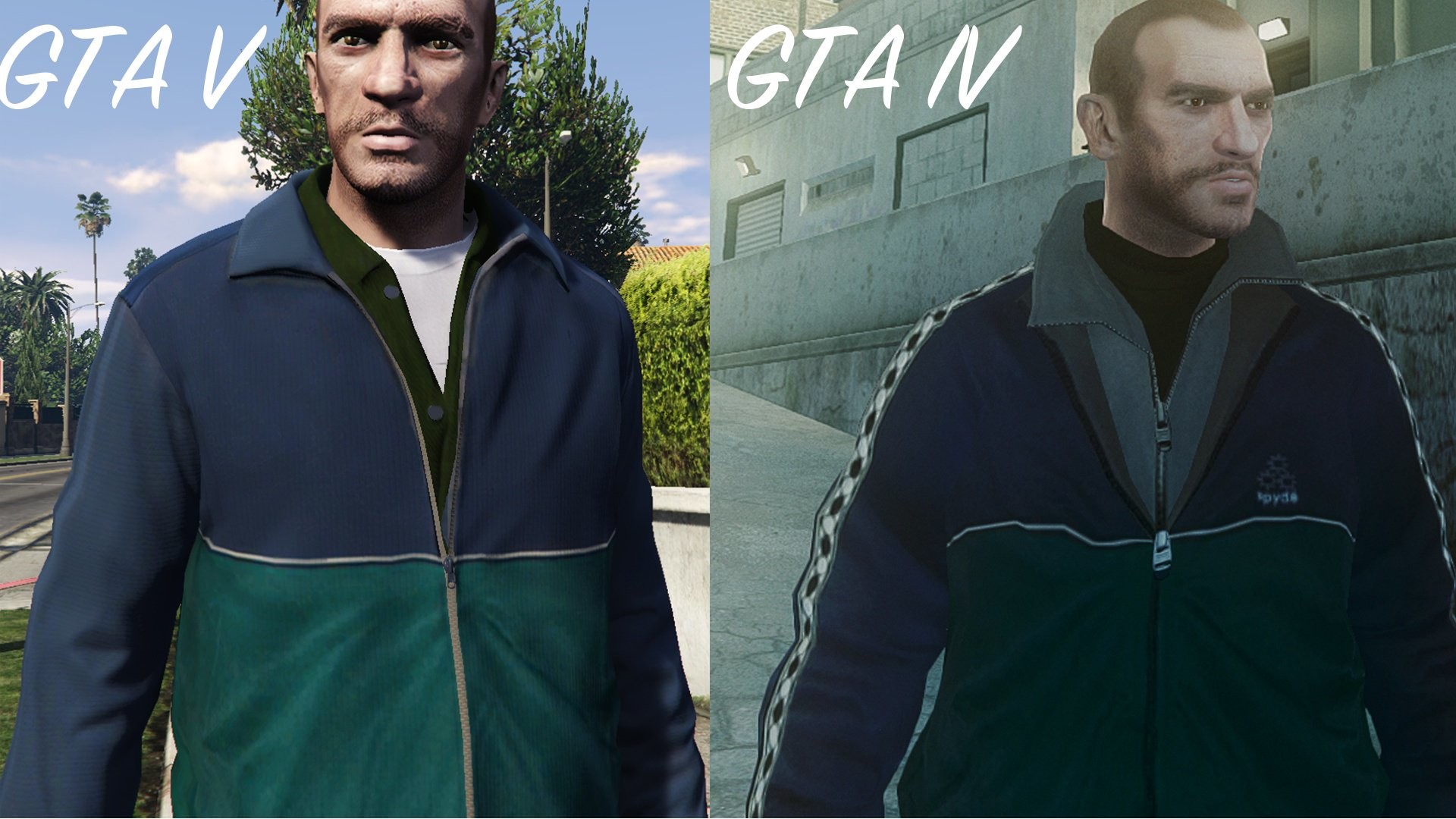 fondo de pantalla de niko bellic,ropa de calle,chaqueta,capucha,manga,traje