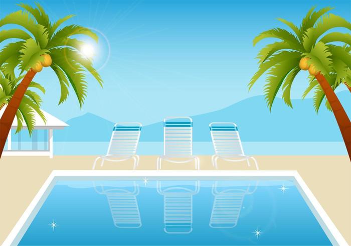 fond d'écran piscina,palmier,arbre,vacances,piscine,été