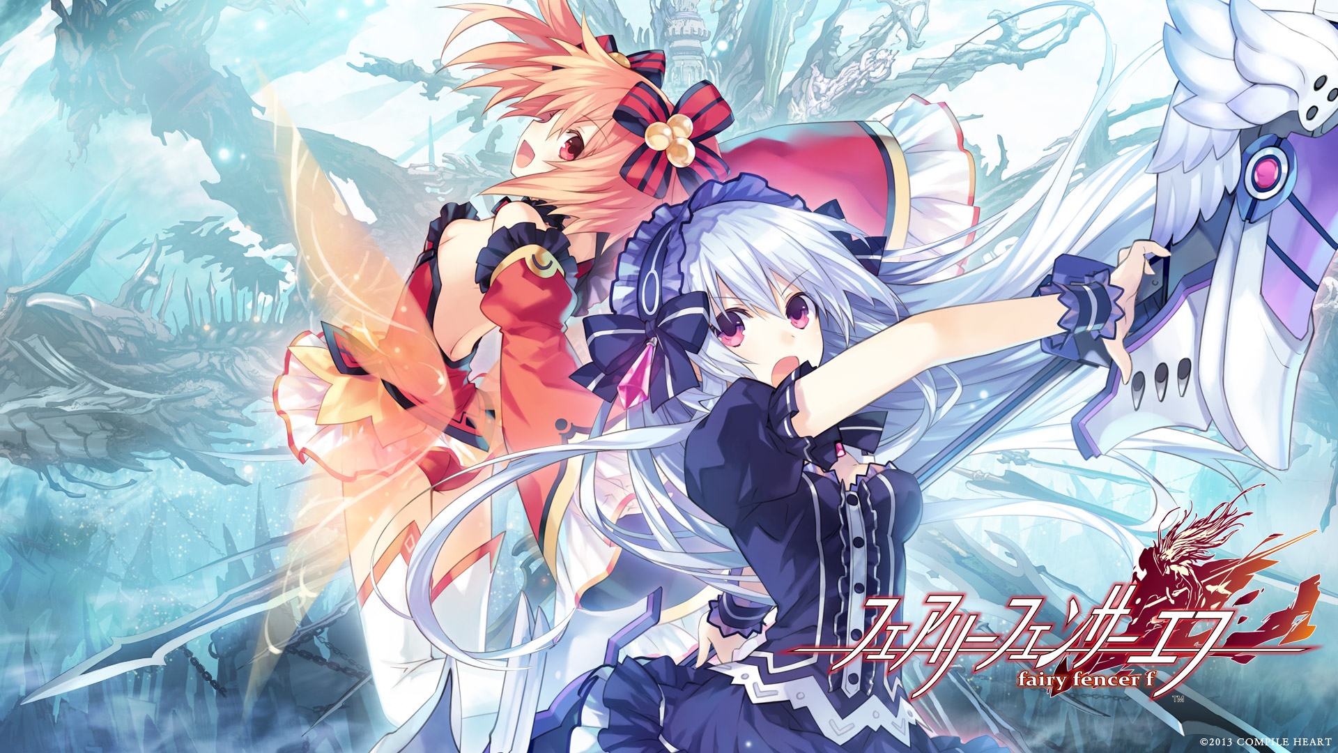 fairy fencer f wallpaper,anime,cg artwork,cartoon,illustration,fictional character