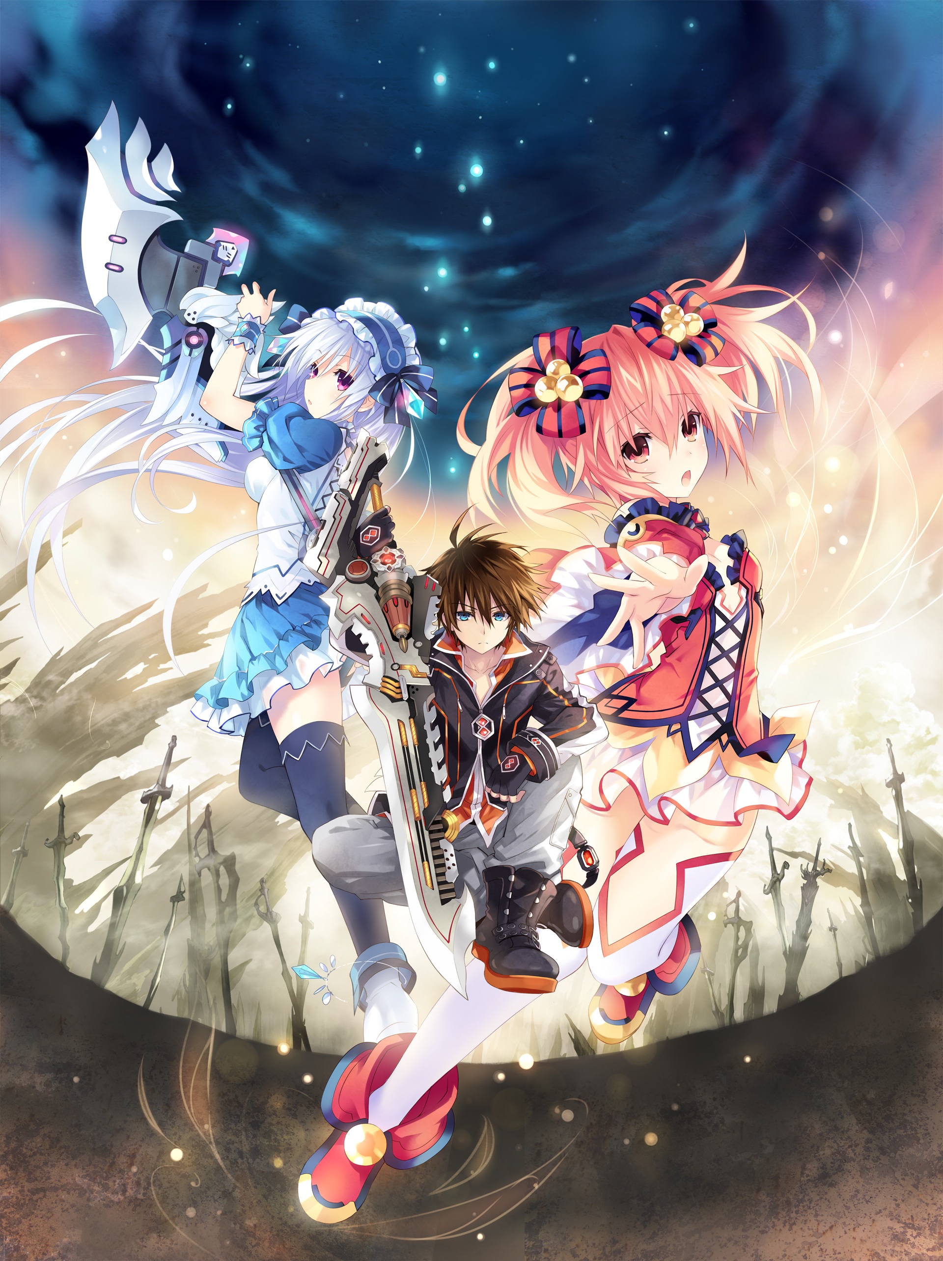 fairy fencer f wallpaper,cartoon,cg artwork,anime,illustration,graphic design