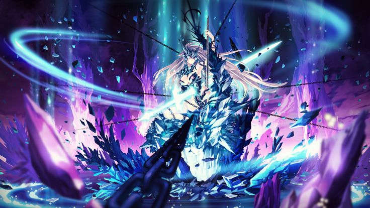 fairy fencer f wallpaper,cg artwork,purple,graphic design,fictional character,anime