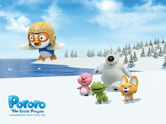 fond d'écran pororo,dessin animé,dessin animé,animation,figurine,jouet