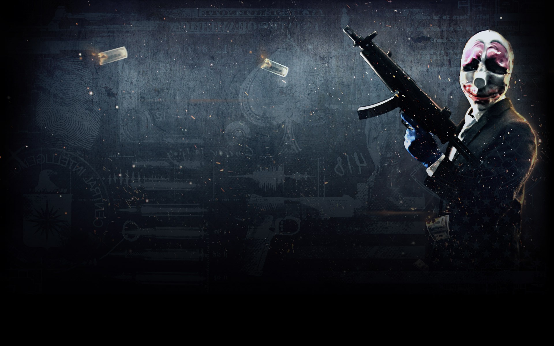 payday 2 wallpaper hd,digital compositing,darkness,movie,fictional character,supervillain