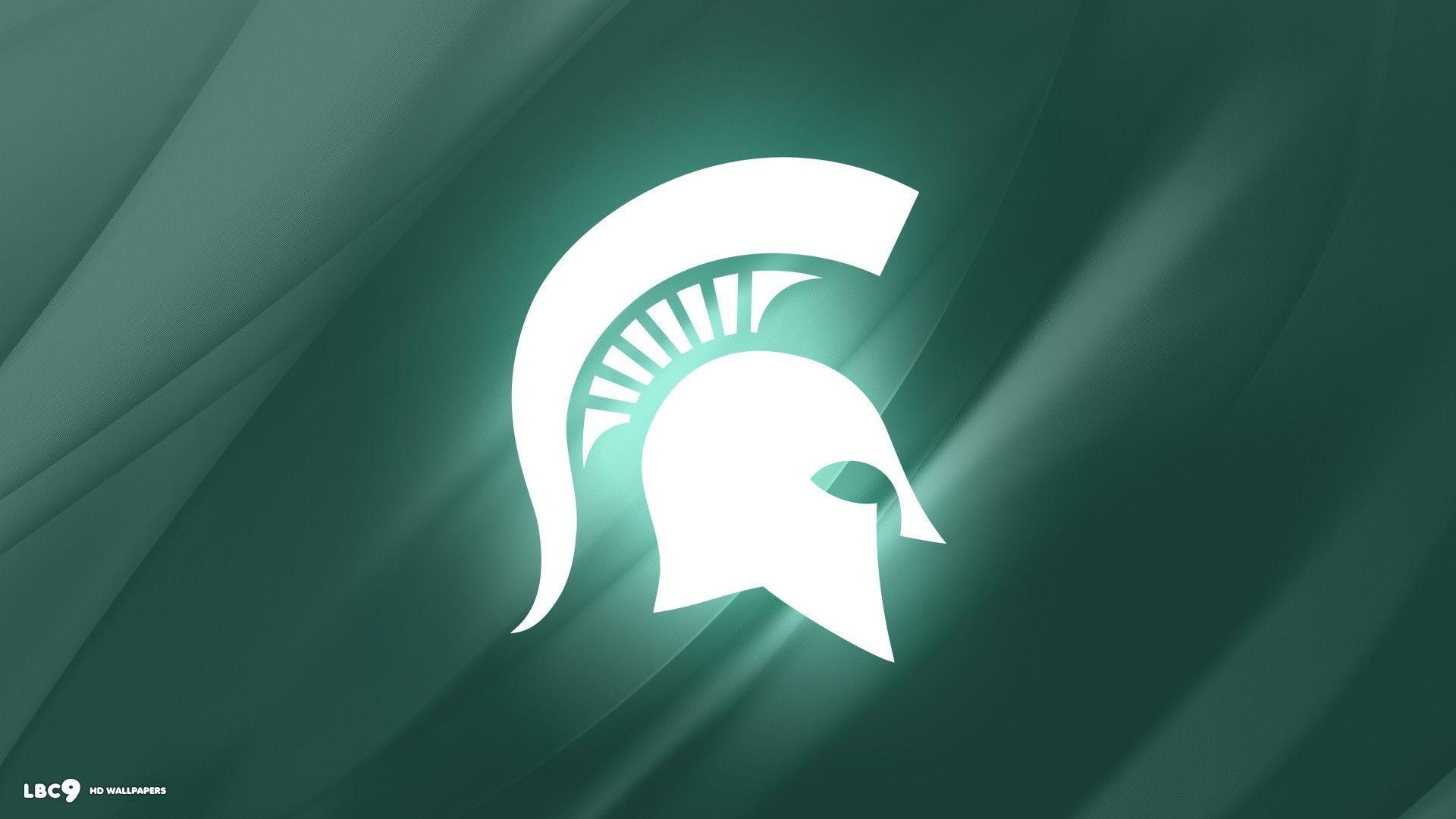 michigan state football wallpaper,green,blue,light,turquoise,logo