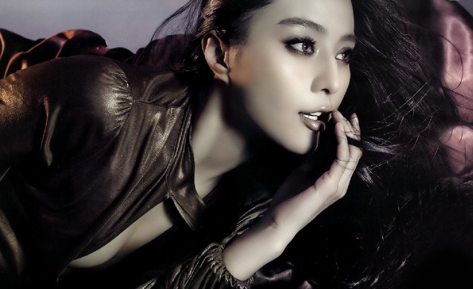 fan bingbing wallpaper,hair,face,lip,beauty,black hair