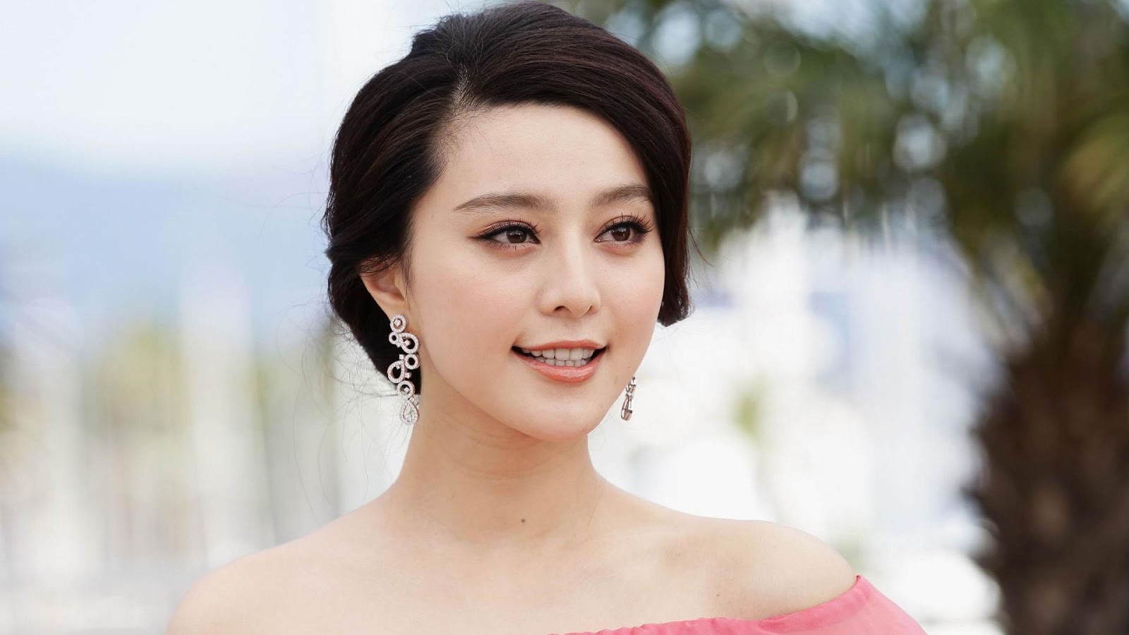 fan bingbing wallpaper,hair,face,skin,eyebrow,facial expression