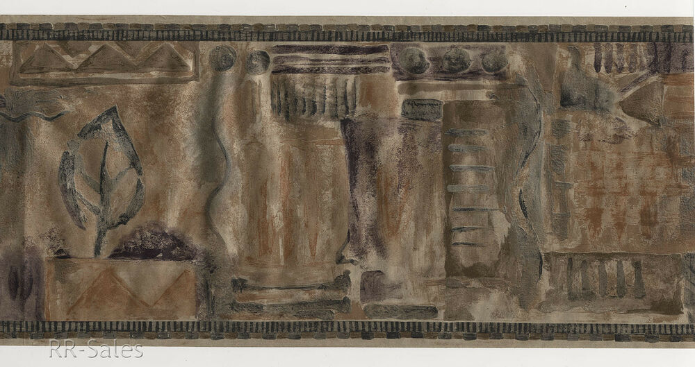 borde de papel tapiz geométrico,alivio,esculpir,templo egipcio,tallado,papel