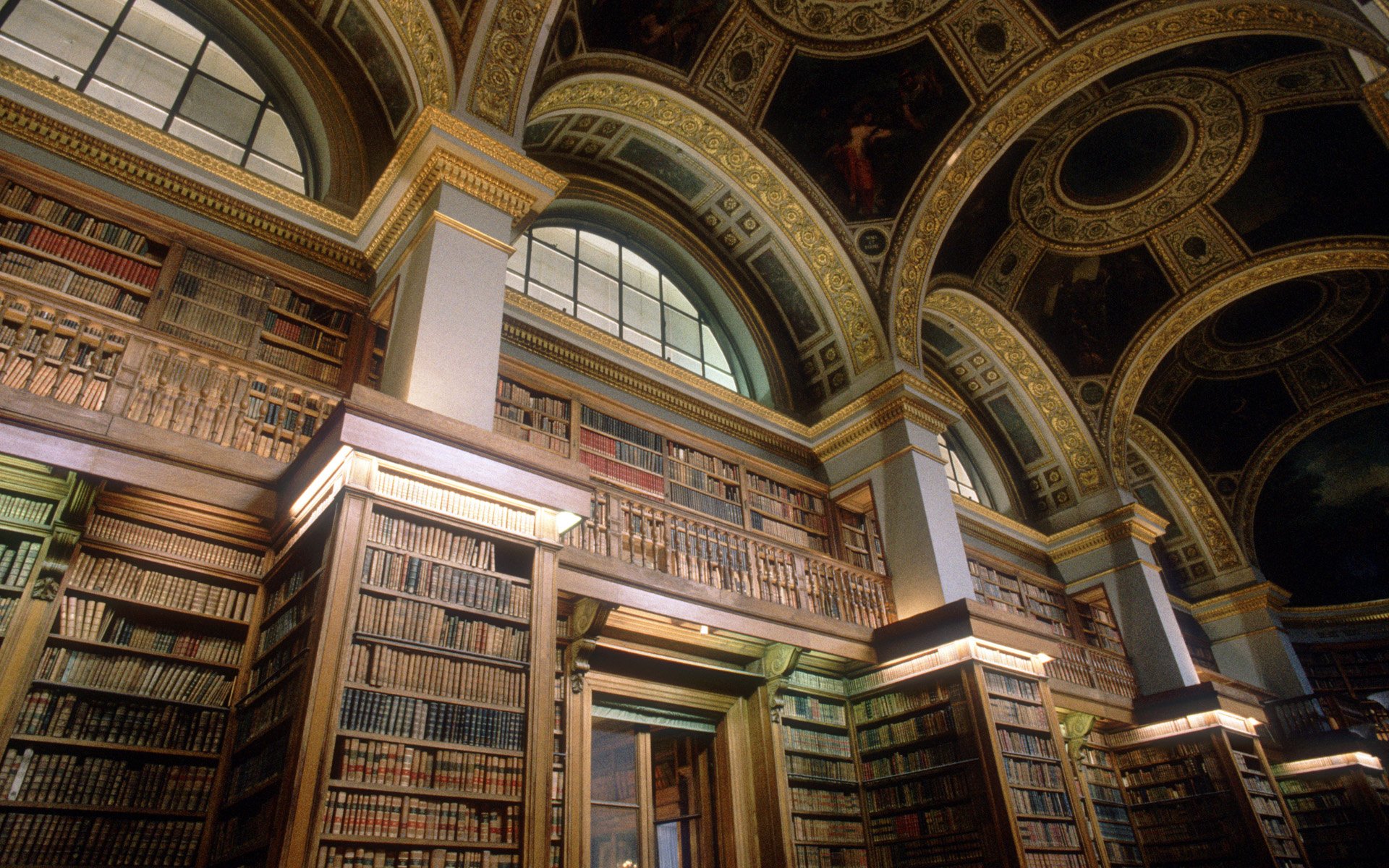 fond d'écran biblioteca,architecture,bâtiment,bibliothèque,cambre,plafond