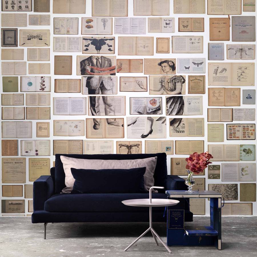 biblioteca wallpaper,living room,wall,furniture,room,wallpaper