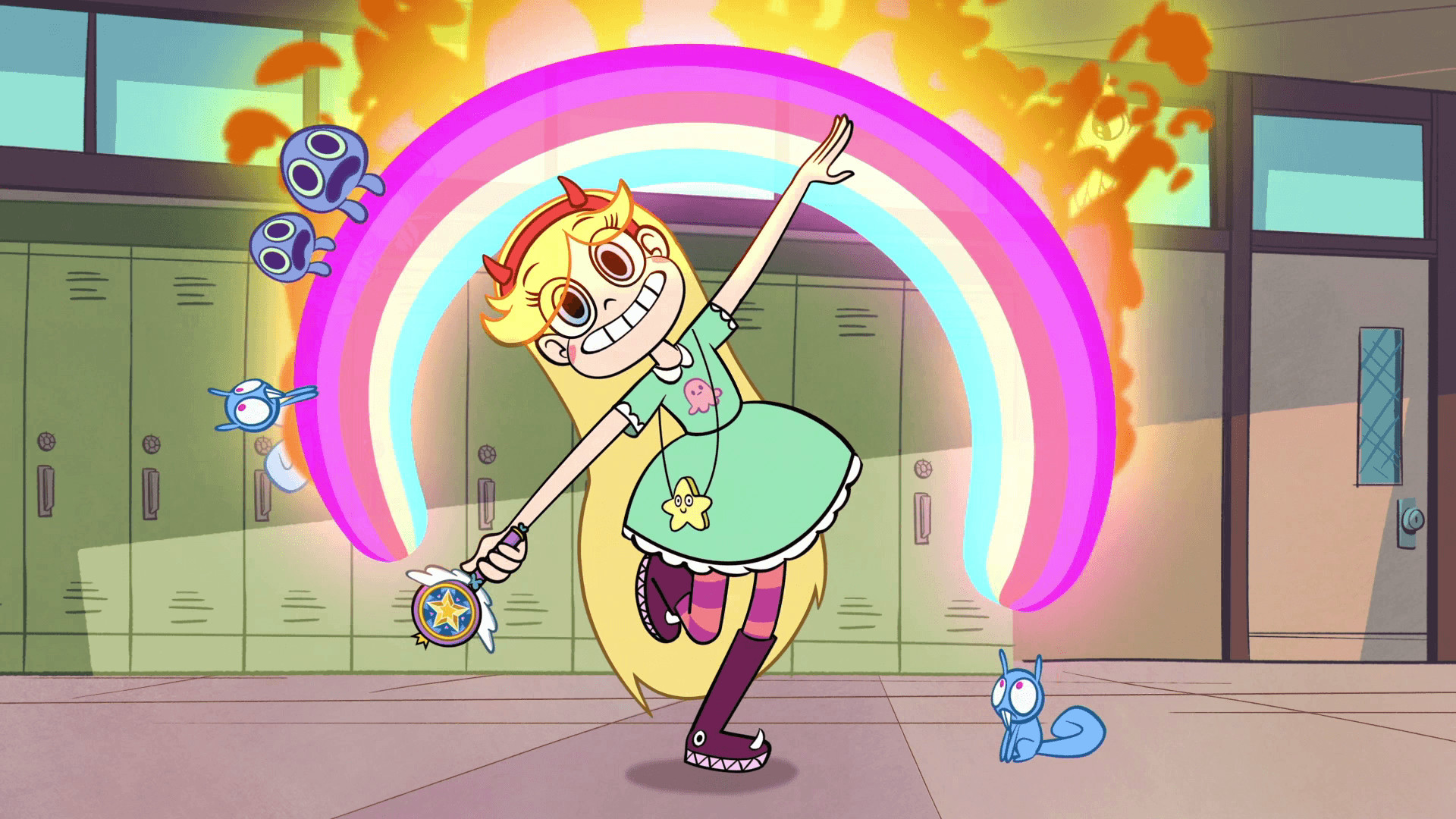 star vs the forces of evil wallpaper hd,cartoon,games,illustration,fictional character,plant