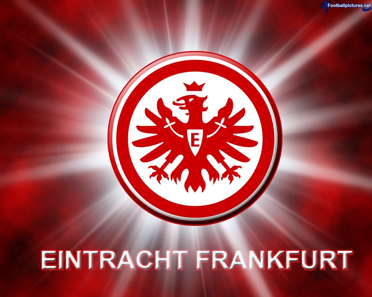 fondo de pantalla de eintracht frankfurt,rojo,bandera,emblema,fuente,equipo