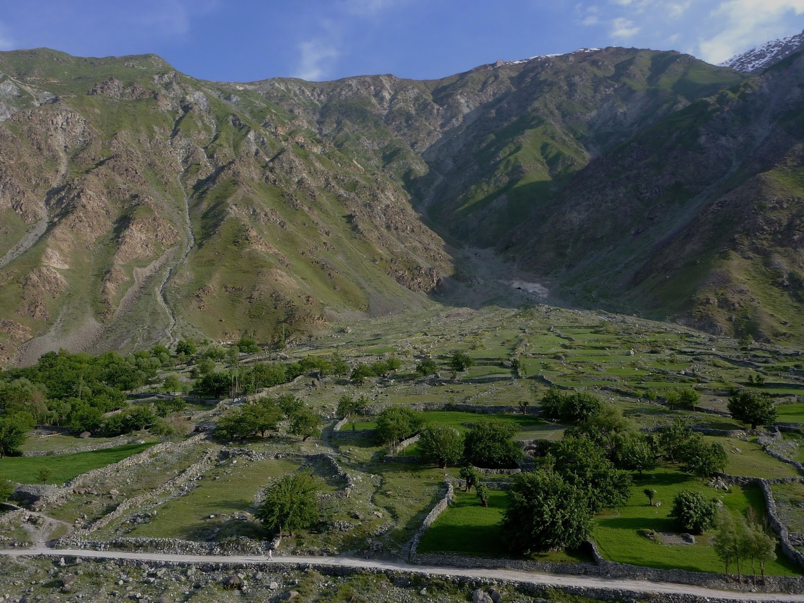 아프간 벽지,산,골짜기,산길,힐 역,자연 경관