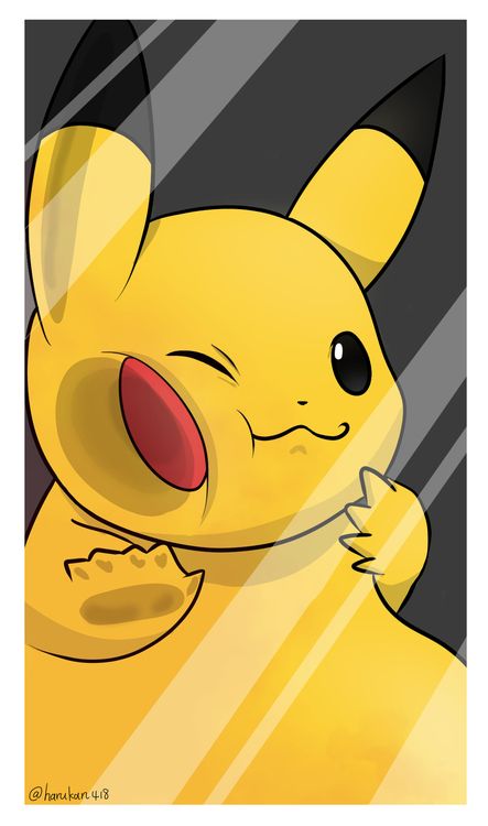 carta da parati schermata di blocco pokemon,cartone animato,giallo,coniglio,clipart,grugno