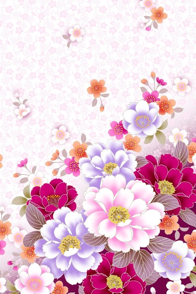 süße blumentapete,blütenblatt,blume,rosa,blumendesign,pflanze