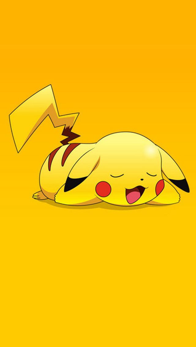 pokemon lock screen wallpaper,yellow,cartoon,illustration,font,clip art