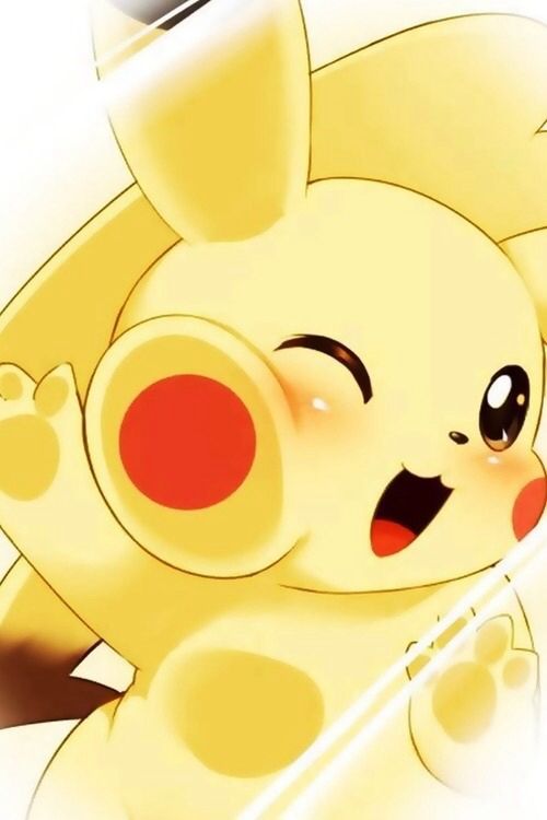 pokemon lock screen wallpaper,cartoon,facial expression,nose,yellow,clip art