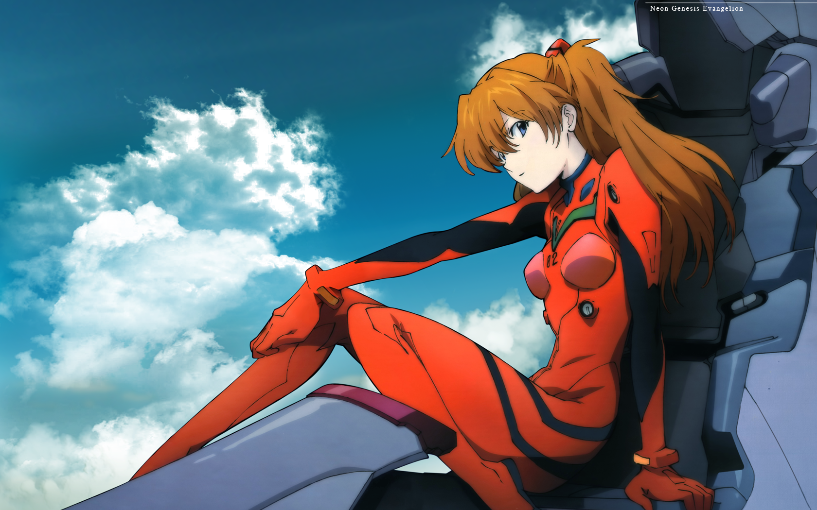 asuka langley wallpaper,cartoon,anime,cg artwork,sky,fictional character