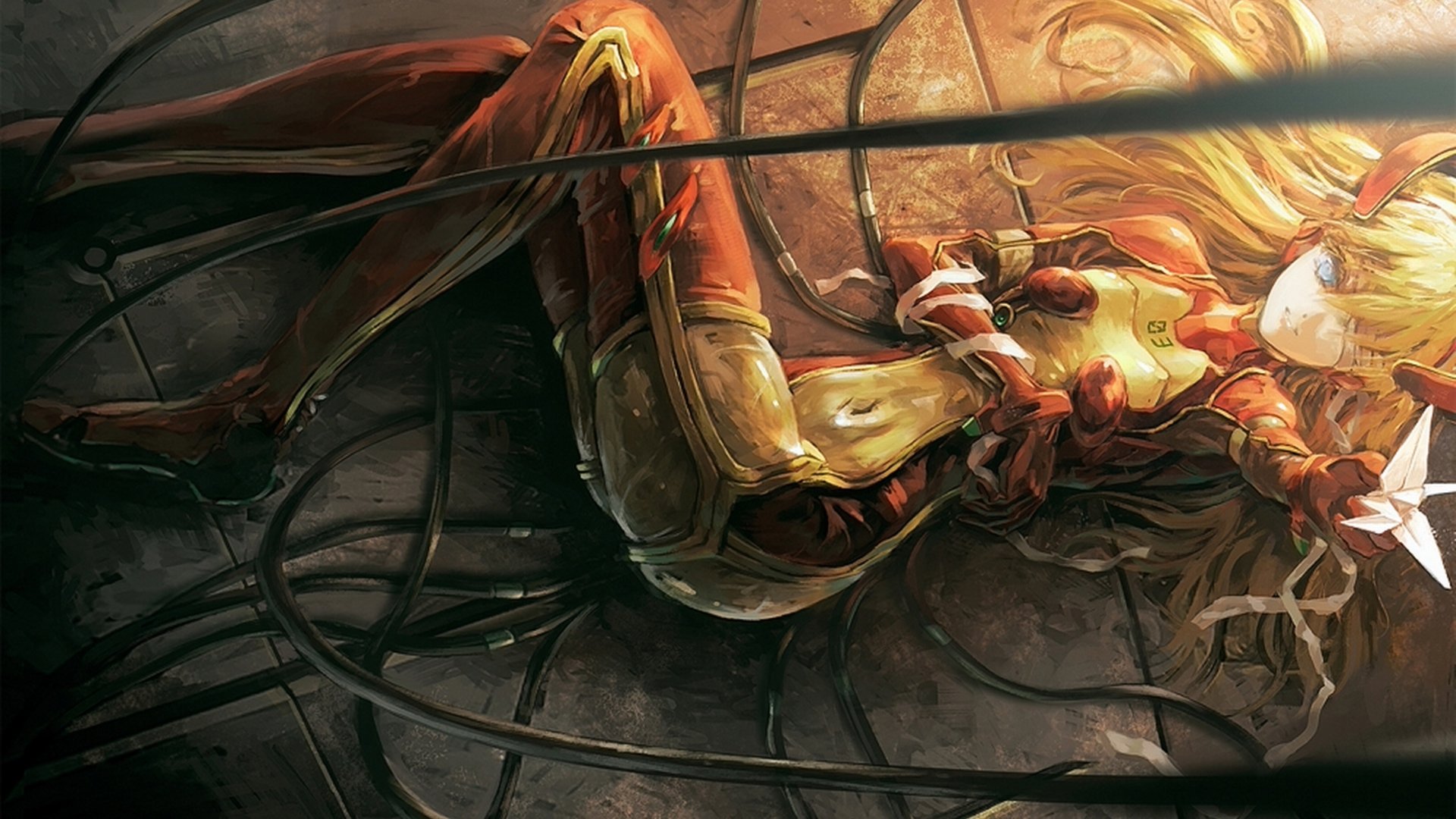 asuka langley wallpaper,cg artwork,mythology,fictional character,organism,art