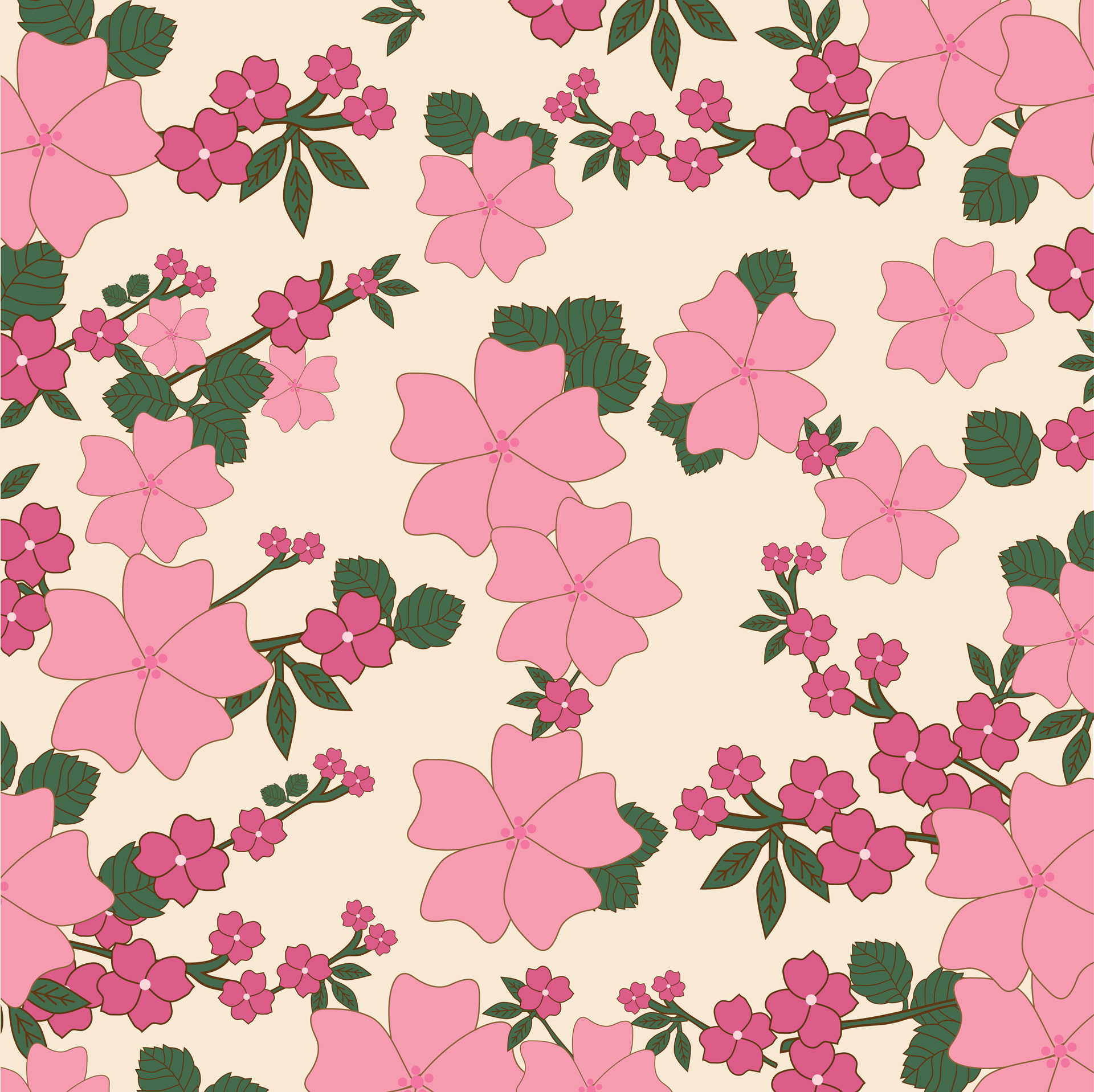 wallpaper bunga,pink,pattern,leaf,botany,design