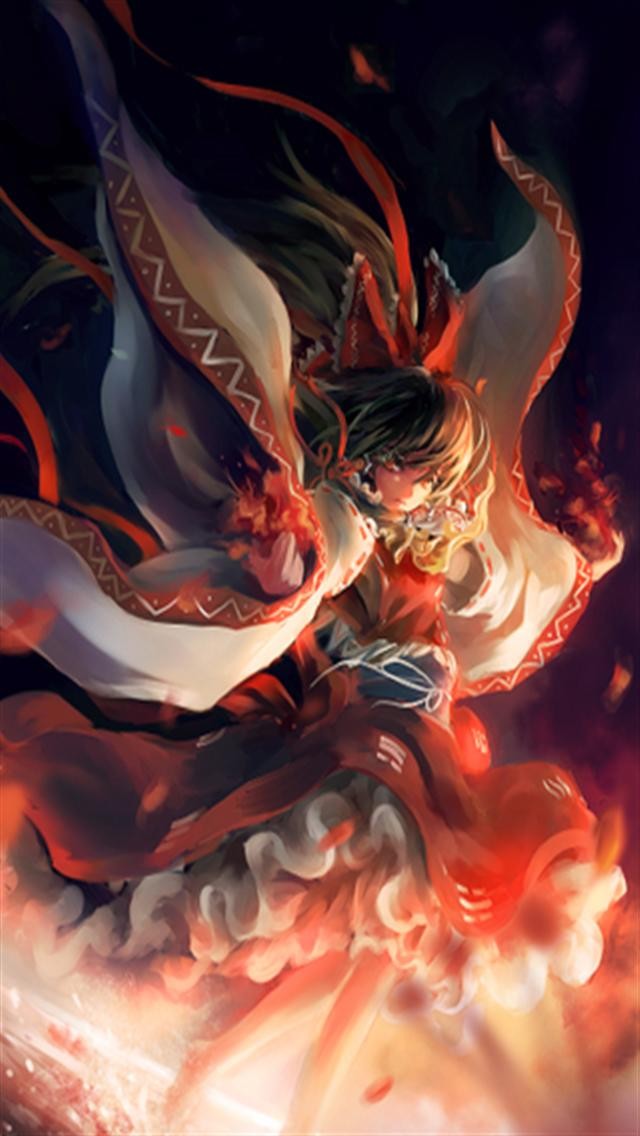 anime wallpaper iphone,demon,dragon,fictional character,cg artwork,supernatural creature