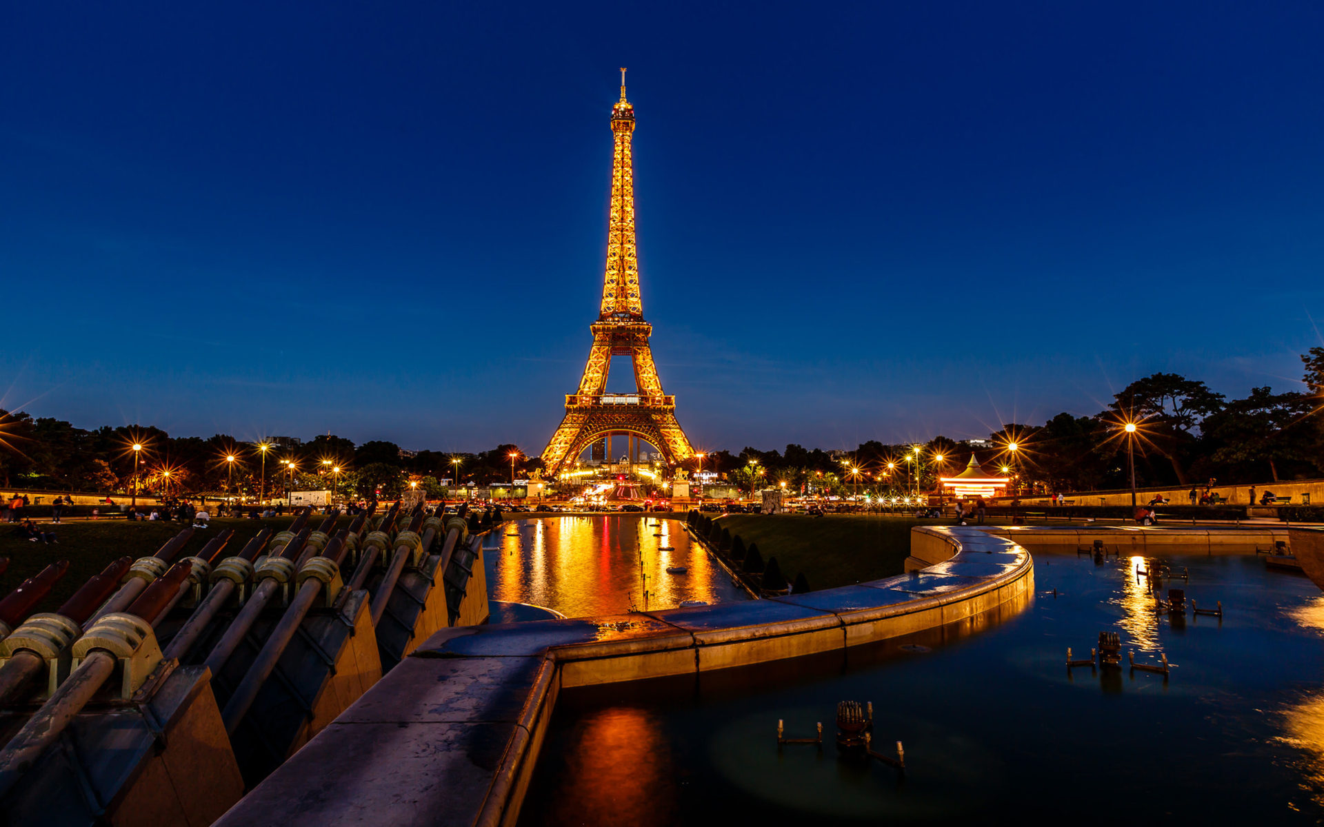 carta da parati torre eiffel,torre,cielo,notte,architettura,attrazione turistica