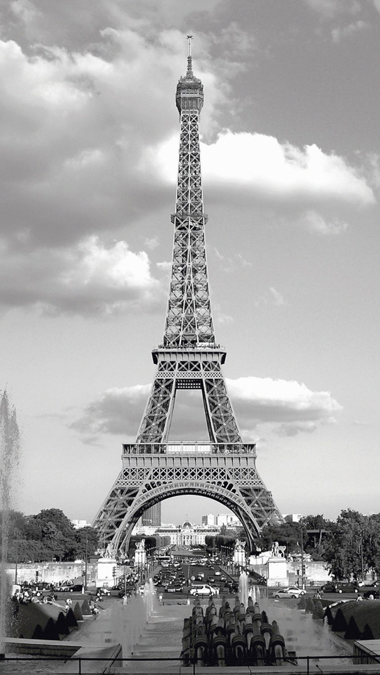 eiffel tower wallpaper,landmark,tower,white,black and white,monochrome photography