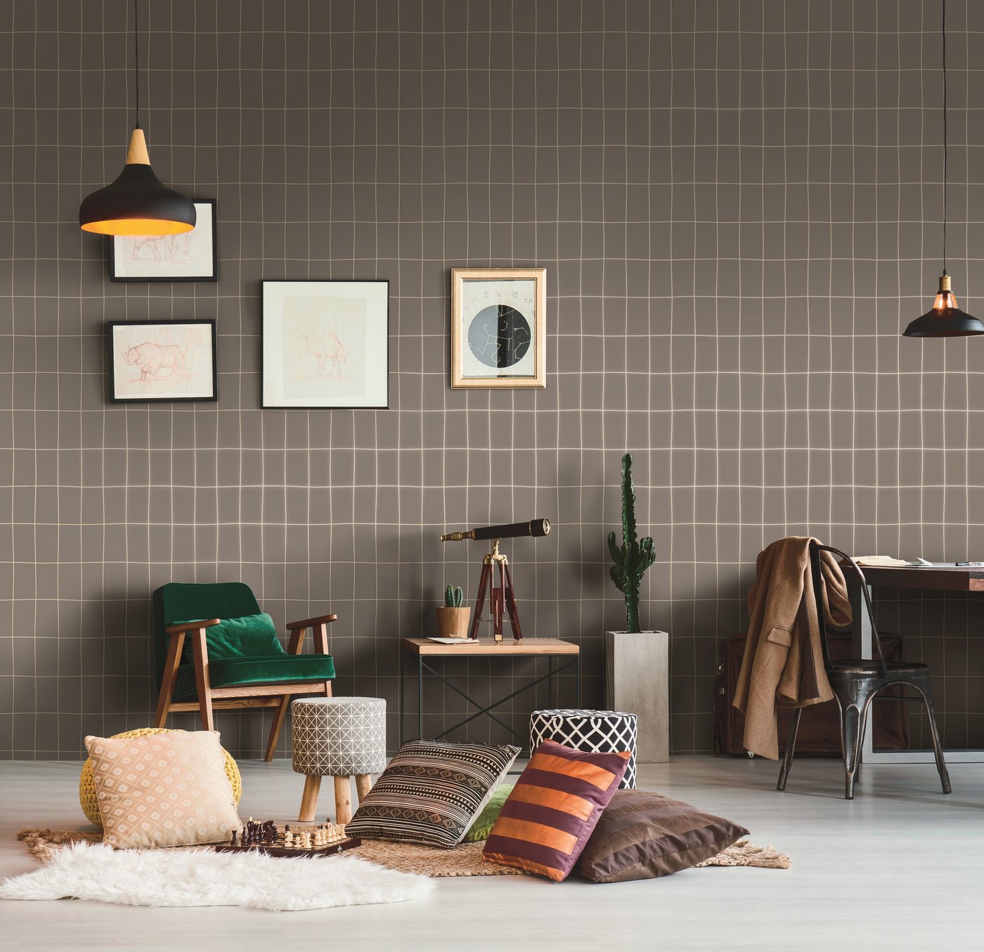 壁紙dinding,壁,ルーム,家具,インテリア・デザイン,褐色