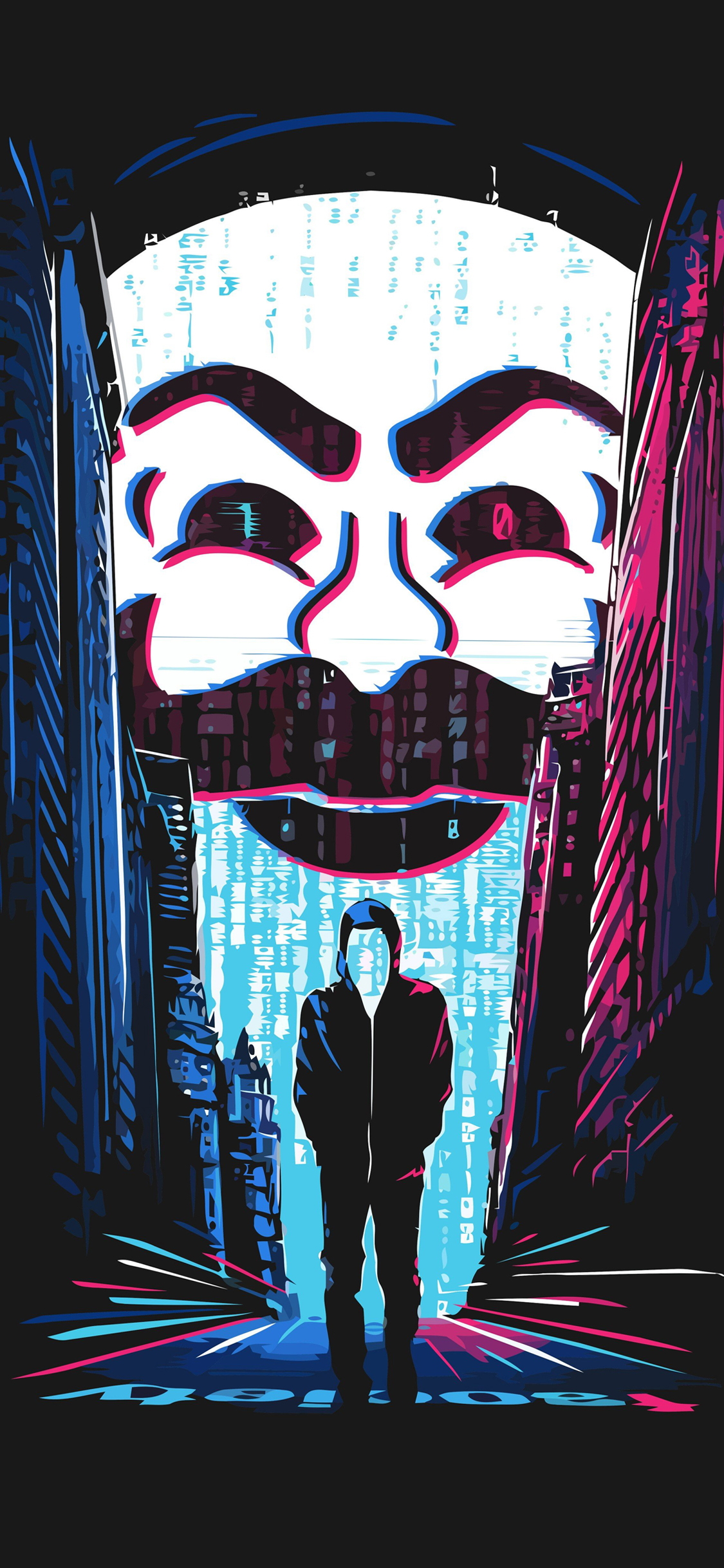 fondo de pantalla de hacker,cabeza,ilustración,póster,frio,arte
