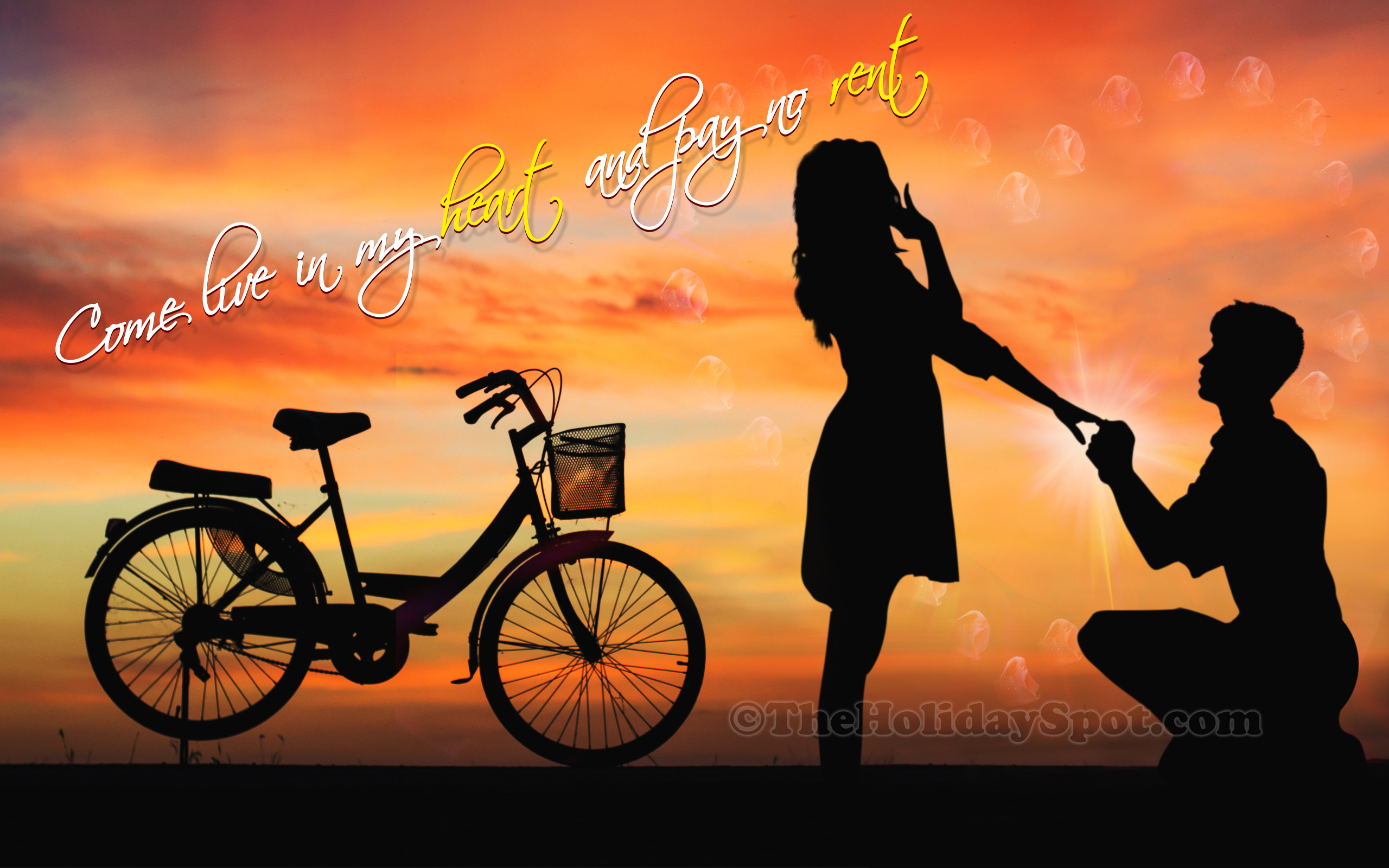 foto wallpaper,amicizia,cielo,veicolo,bicicletta,sera