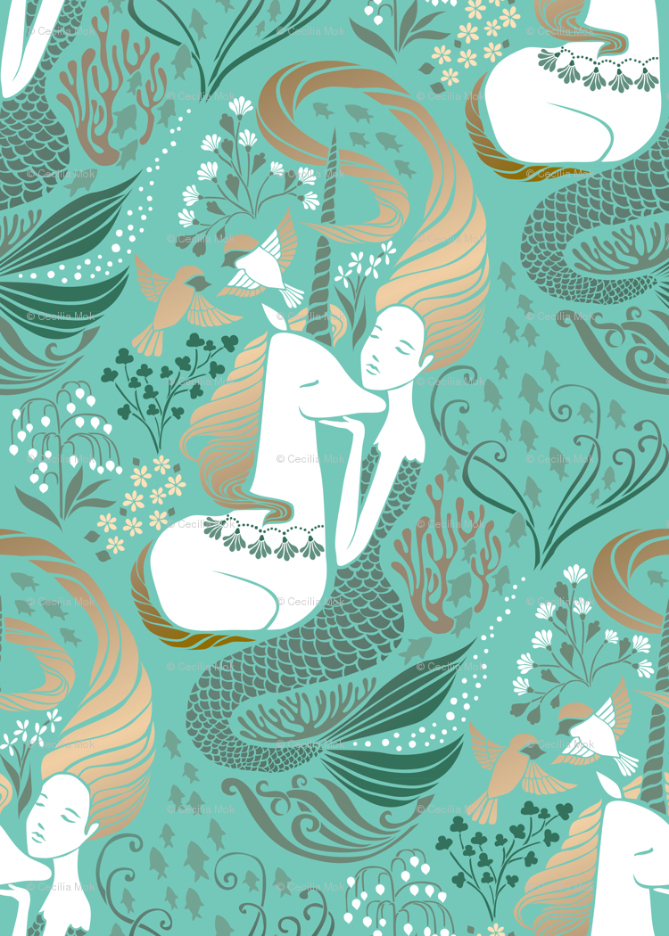 mermaid wallpaper,aqua,turquoise,illustration,text,teal