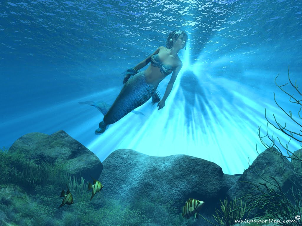 fondo de pantalla de sirena,submarino,biología marina,oceano,mar,mamífero marino